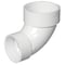Charlotte Pipe And Foundry Charlotte Pipe 4 in. Hub X 3 in. D Hub PVC Elbow 1 pk PVC003290600 - alternate 1